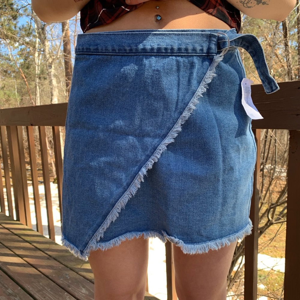 Denim Wrap Pacsun Skirt